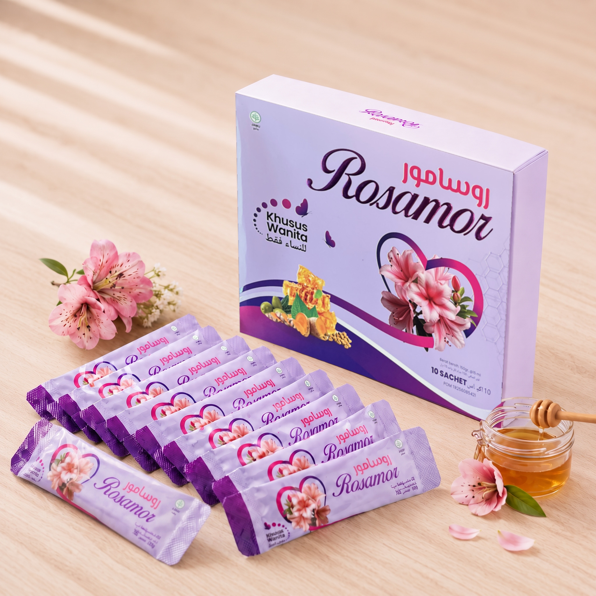 Kemasan Rosamor Care Indonesia
